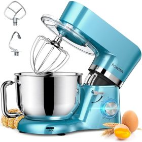 Stand Mixer, 7.5 QT Electric Mixer, 6+P Speed 660W Household Tilt-Head Kitchen Food Mixers with Whisk, Dough Hook