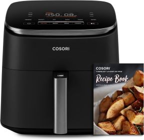 COSORI Air Fryer TurboBlaze 6.0-Quart Compact Airfryer that Roast, Bake, Proof, 9 Functions, 5 Speeds, Cooks Quickly