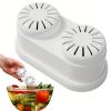 Vegetable Cleaner Double Core Food Cleaning Device Wireless Fruit Cleaner Device Fruit Purifier With Purifying Function