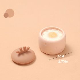 1pc Food Grade Silicone Egg Mold; Handmade Food Mold; Cute Silicone Egg Steamer (Color: Pink 1PC)