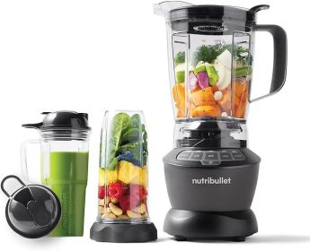 nutribullet Full-Size Blender Combo 1200W –Matte Black (Color: White)